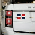 thumbnail image 1 of Dominican Country Flag Car Magnet Magnetic Sticker Decal - 4 Pack Reflective 3" 4" 5" 6" - for Truck Door Fridge Reusable Waterproof, 1 of 4