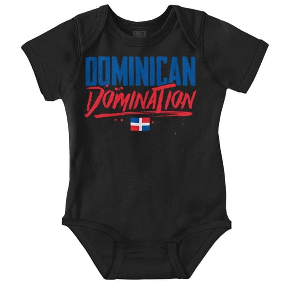 Dominican Domination Proud Loud DR Romper Boys or Girls Infant Baby Brisco Brands NB