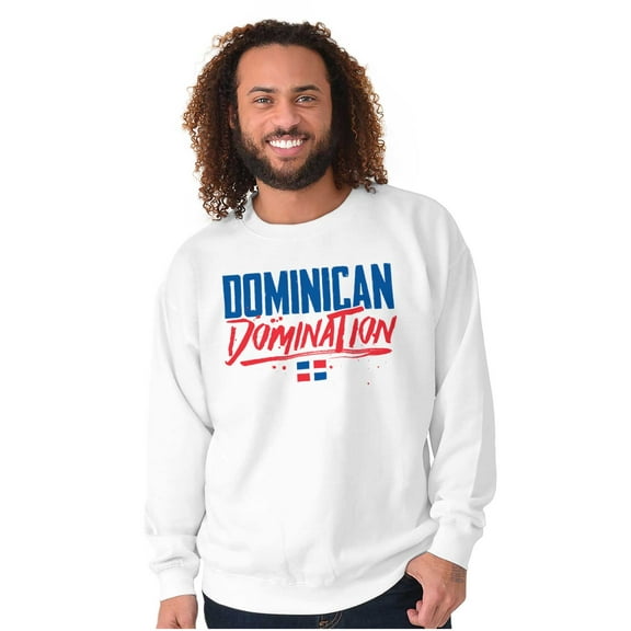 Dominican Domination Proud Loud DR Sweatshirt for Men or Women Brisco Brands S