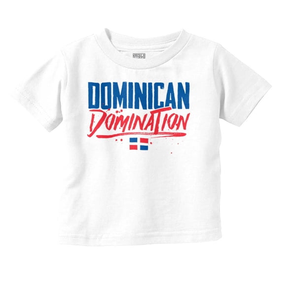 Dominican Domination Proud Loud DR Toddler Boy Girl T Shirt Infant Toddler Brisco Brands 3T