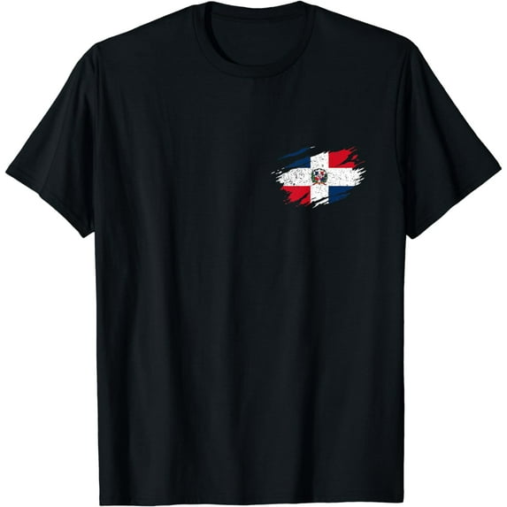 Dominican Flag Vintage Dominican Republic Pride Roots T-Shirt