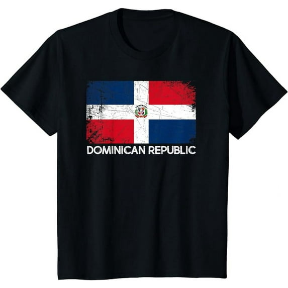 Dominican Flag | Vintage Made In Dominican Republic T-Shirt