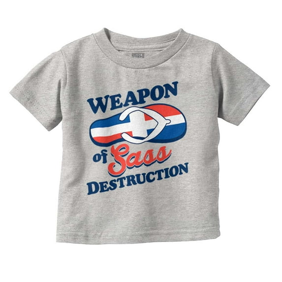Dominican Girl Sass Destruction Cute Youth T Shirt Tee Girls Infant Toddler Brisco Brands 2T