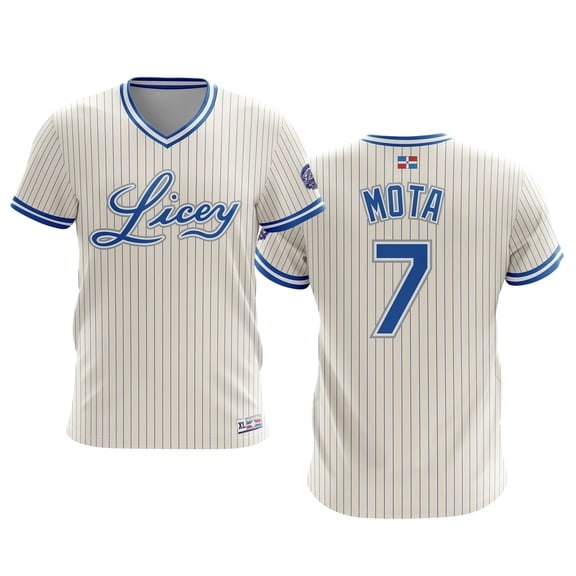 Dominican Hall of Fame - Tigres del Licey - Mota 7 - Cream