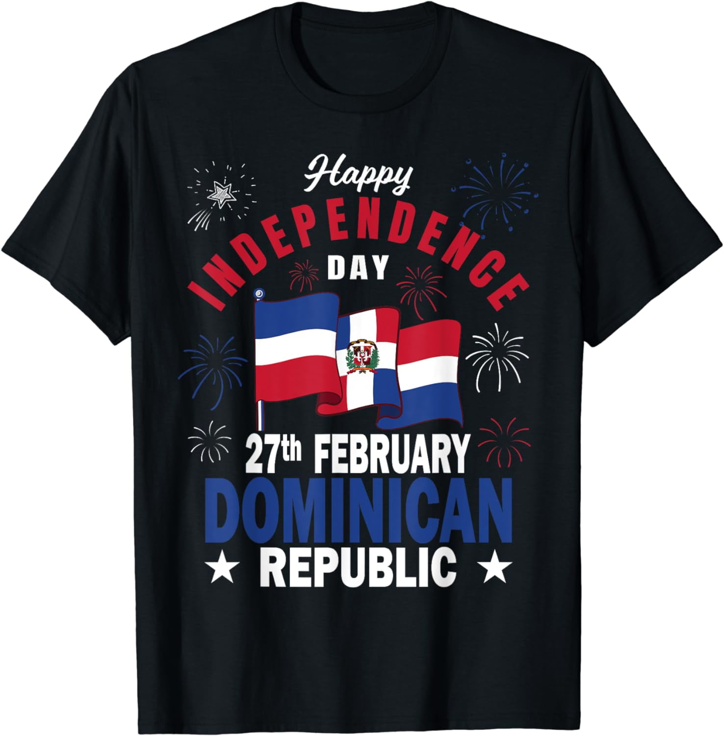 Dominican Independence Day shirt Dominican Republic Flag T-Shirt ...