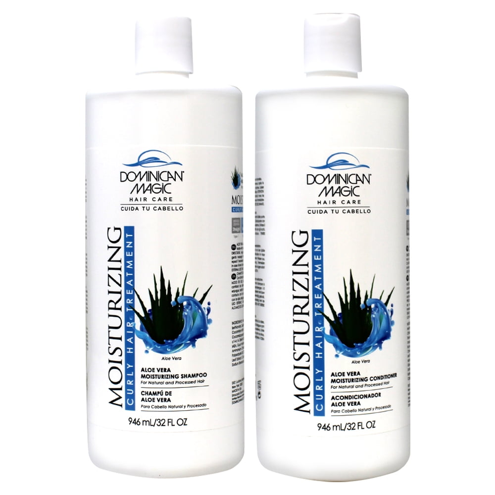 Dominican Magic Moisturizing Aloe Vera Shampoo+ Conditioner 32oz ...