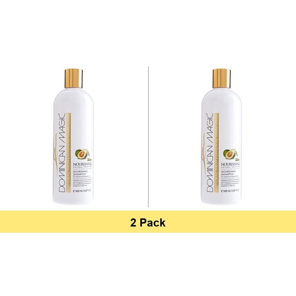 Dominican Magic Nourishing Shampoo For Natural Professional Hair Care, 15.87 oz - 2 Pack