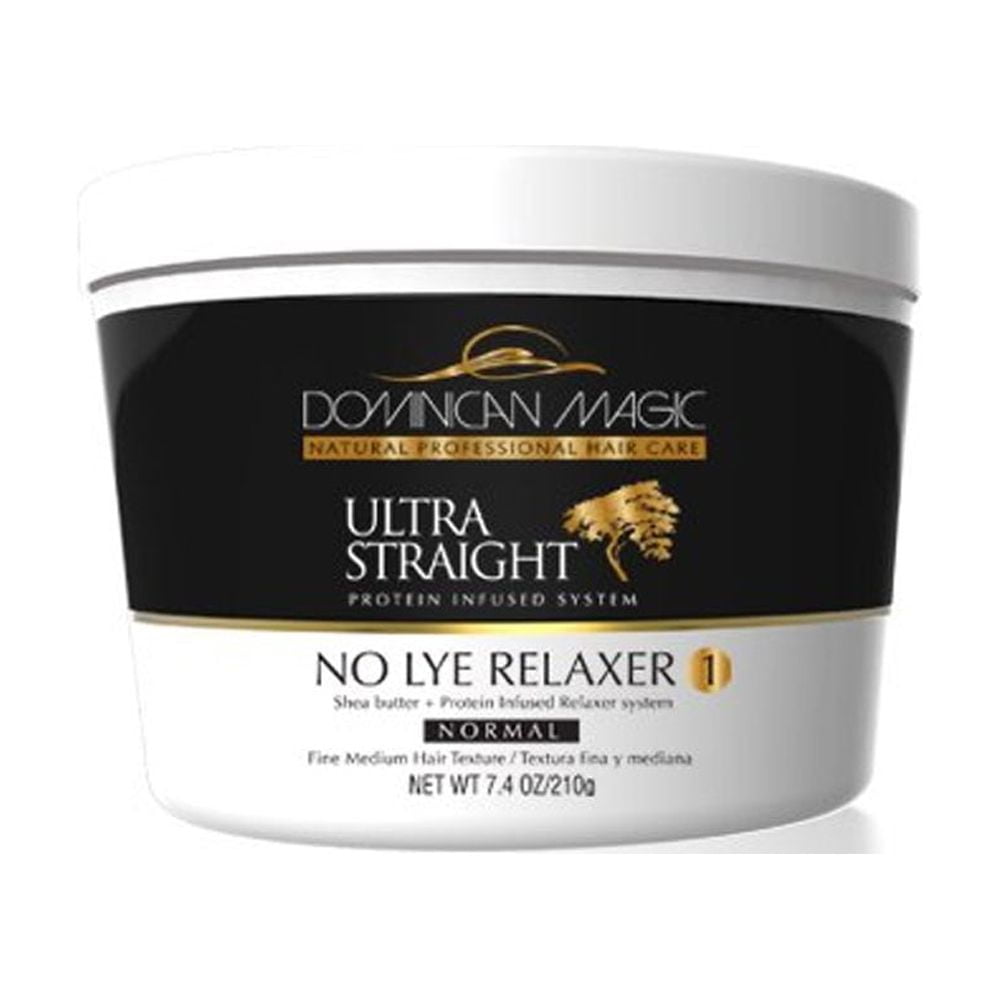Dominican Magic Ultra Straight No Lye Relaxer Kit Regular,Pack of 3