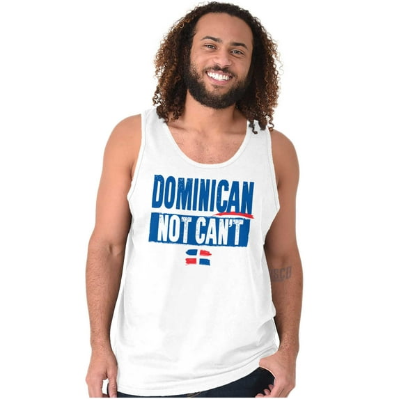 Dominican Not Can't DR Heritage Pride Tank Top T Shirts Men Women Brisco Brands X
