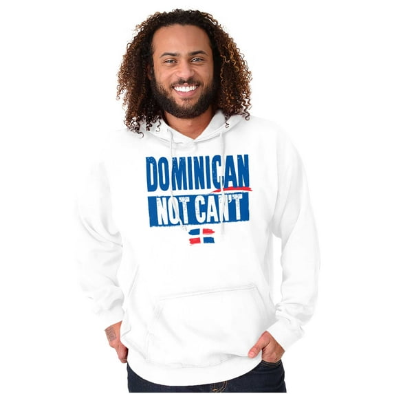 Dominican Not Can't DR Heritage Pride Unisex Plus Fleece Graphic Hoodie Brisco Brands 5X