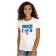 thumbnail image 1 of Dominican Not Can't DR Heritage Pride Womens Fitted Plus Size Graphic Tee Brisco Brands 2X, 1 of 5