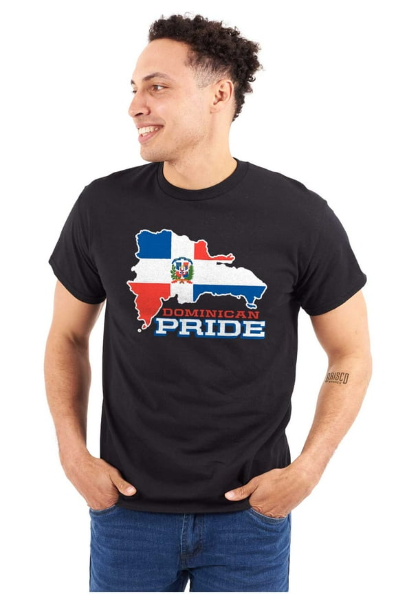 Dominican Pride Parade Country Flag Men's Graphic T Shirt Tees Brisco Brands S