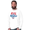 thumbnail image 1 of Dominican Pride Rock the Republic Long Sleeve TShirt Men Women Brisco Brands S, 1 of 5