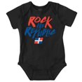 thumbnail image 1 of Dominican Pride Rock the Republic Romper Boys or Girls Infant Baby Brisco Brands 12M, 1 of 6