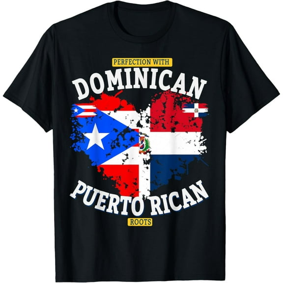 Dominican & Puerto Rican Outfit Ideas For Kids Dominican T-ShirtMen and women, Black T-shirt, size: Extra large