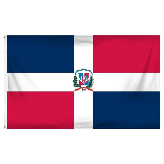 Dominican Republic 3' x 5' Indoor Polyester Flag