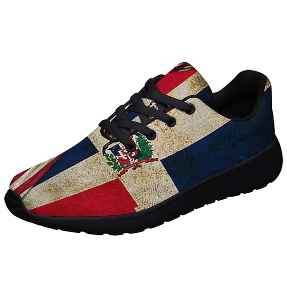 Dominican Republic American flag US Shoes Sneakers Black Size 5