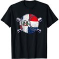 thumbnail image 1 of Dominican Republic Baseball Dominicana T-Shirt Black Small, 1 of 4
