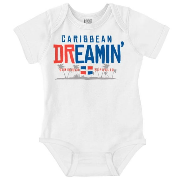 Dominican Republic Caribbean Dream DR Romper Boys or Girls Infant Baby Brisco Brands 24M