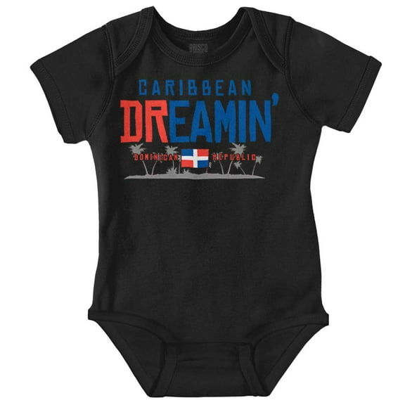 Dominican Republic Caribbean Dream DR Romper Boys or Girls Infant Baby Brisco Brands NB