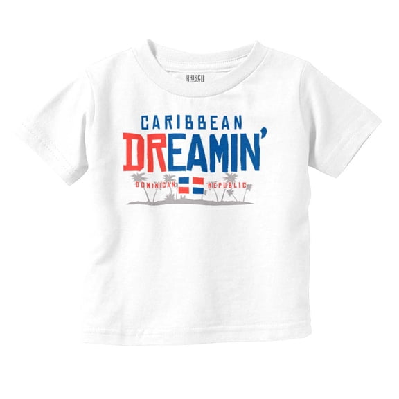 Dominican Republic Caribbean Dream DR Toddler Boy Girl T Shirt Infant Toddler Brisco Brands 18M