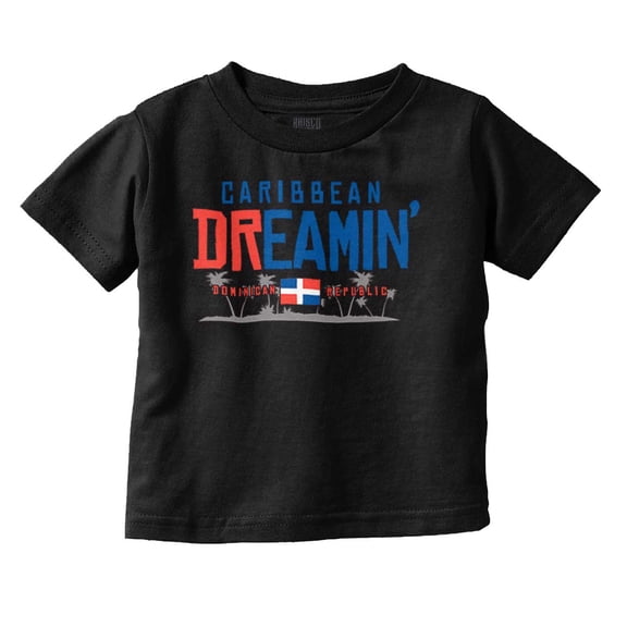 Dominican Republic Caribbean Dream DR Toddler Boy Girl T Shirt Infant Toddler Brisco Brands 5T