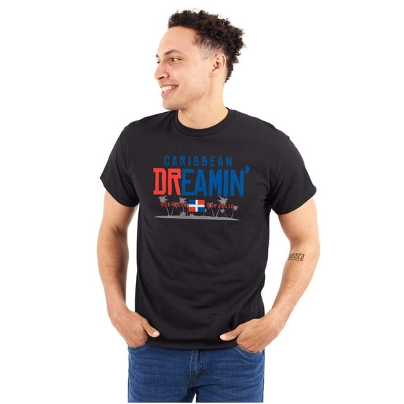 Dominican Republic Caribbean Dream DR Plus Size Crewneck Graphic Tee Shirt Brisco Brands 2X