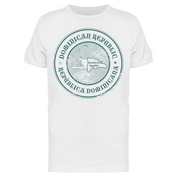 Dominican Republic Circled T-Shirt Men -Image by Shutterstock, Male 3X-Large
