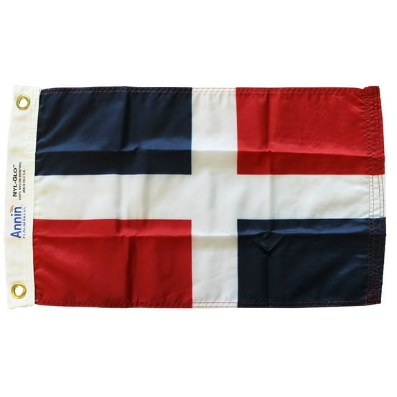 Dominican Republic (Civil) - 12"X18" Nylon Flag