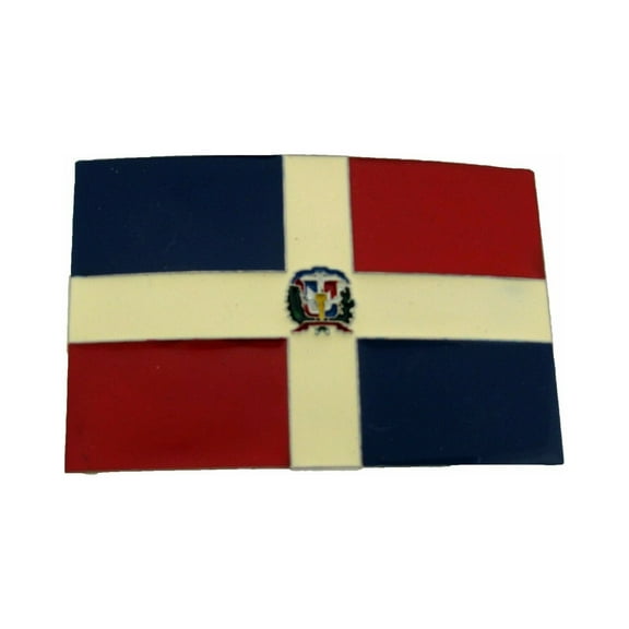 Dominican Republic Country Flag Belt Buckle New Metal Fashion Mens Costume Rodeo