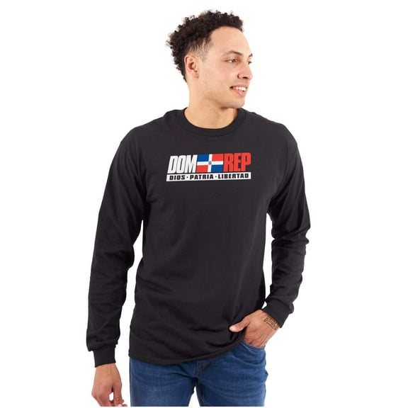 Dominican Republic DR Heritage Pride Long Sleeve TShirt Men Women Brisco Brands S