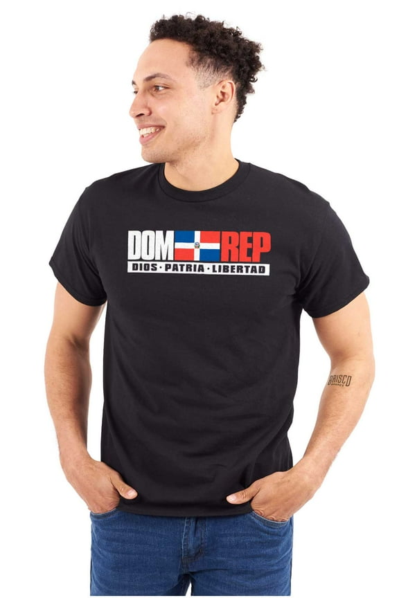 Dominican Republic DR Heritage Pride Men's Graphic T Shirt Tees Brisco Brands L
