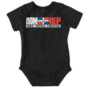 Dominican Republic DR Heritage Pride Romper Boys or Girls Infant Baby Brisco Brands NB
