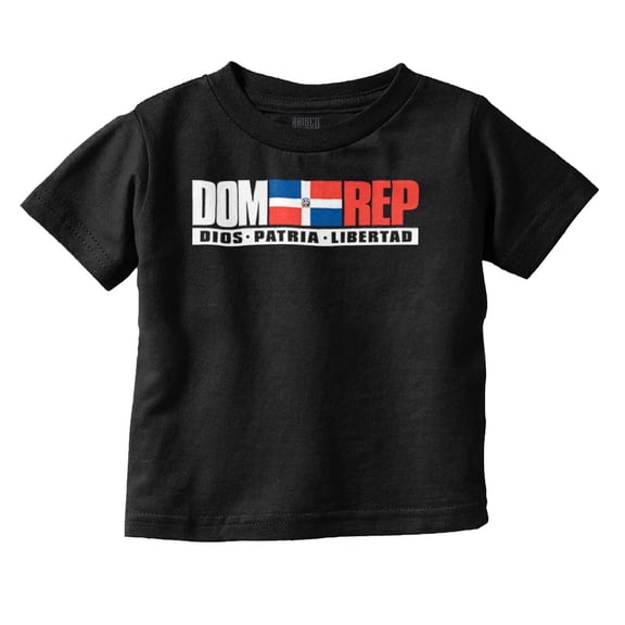 Dominican Republic DR Heritage Pride Toddler Boy Girl T Shirt Infant Toddler Brisco Brands 18M