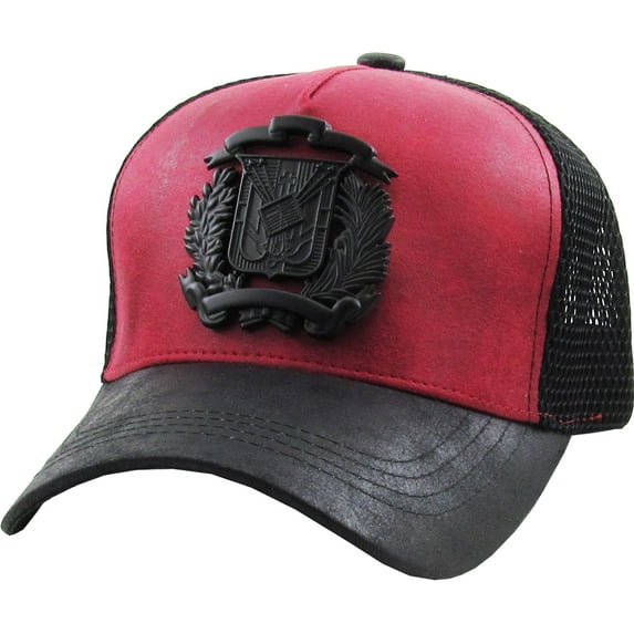 Dominican Republic Emblem Ballcap One Size Adjustable