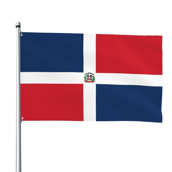 Dominican Republic Flag Flag 4x6 Ft Big Flag For Outdoor Indoor Office Workplace Home Garden