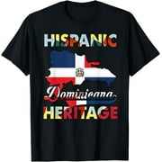 Dominican Republic Flag Hispanic Heritage Month Dominicana T-Shirt