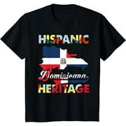 Dominican Republic Flag Hispanic Heritage Month Dominicana T-Shirt
