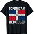 thumbnail image 1 of Dominican Republic Flag National Pride Roots Country Family T-ShirtPure cotton short-sleeved shirts for both men and women, 1 of 6
