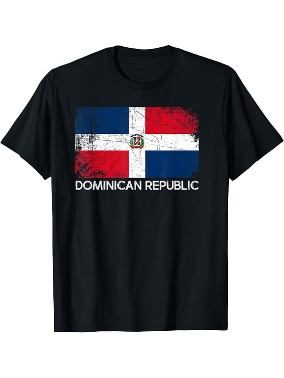 Dominican Republic Flag Shirt Graphic T Shirt
