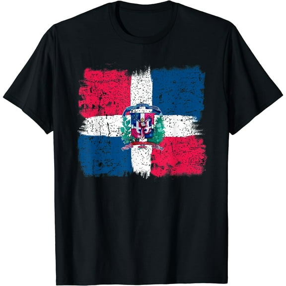 Dominican Republic Flag Shirt Painted Republica Dominicana T-Shirt