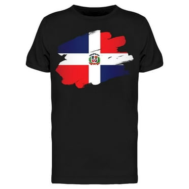 Dominican Republic: Flag T-Shirt Men -Image by Shutterstock, Male Large