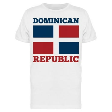 Dominican Republic Flag T-Shirt Men -Image by Shutterstock, Male x-Large