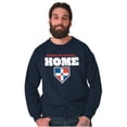 thumbnail image 1 of Dominican Republic Home Plate Base Sweatshirt for Men or Women Brisco Brands S, 1 of 5