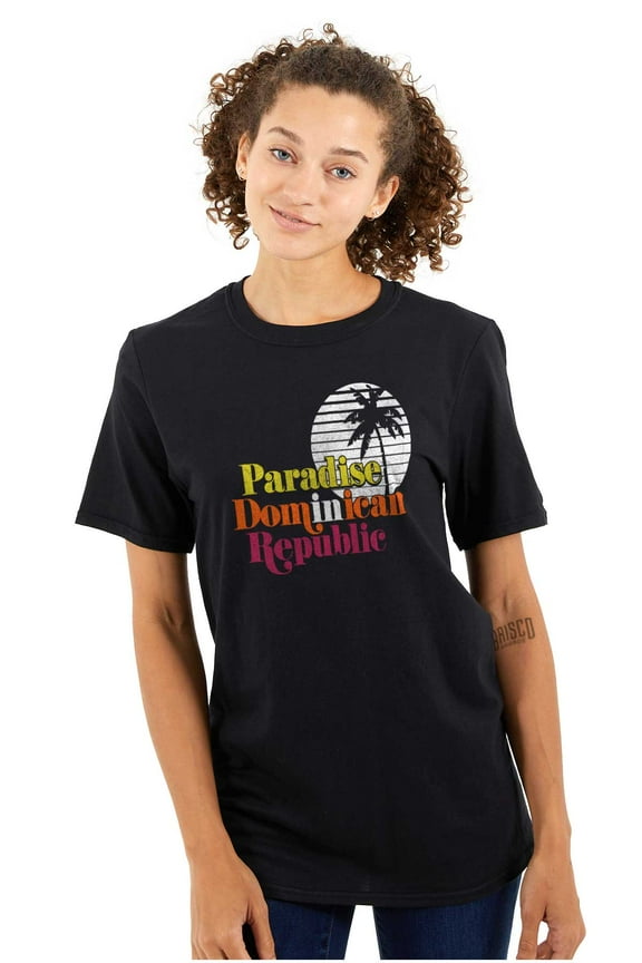 Dominican Republic Paradise DR Beach Men's Graphic T Shirt Tees Brisco Brands S