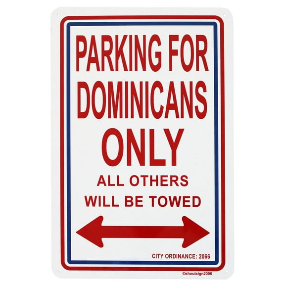 Dominican Republic Parking Sign