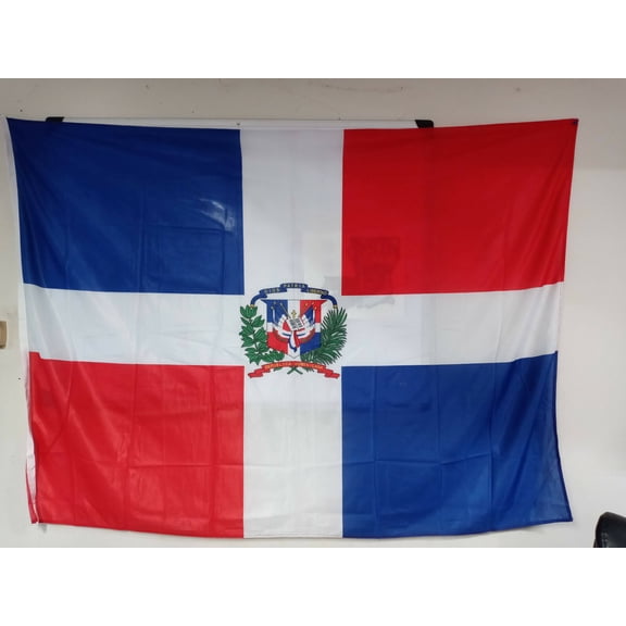 Dominican Republic Polyester Flag/ Banner 6'X4' (70 X 50")