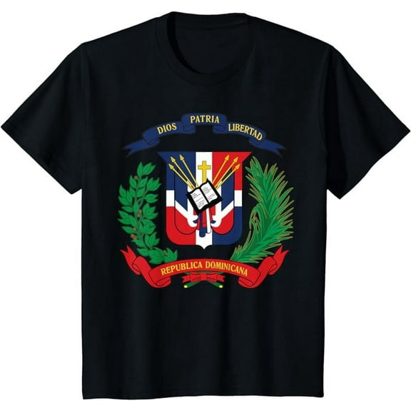 Dominican Republic flag National Emblem Republica Dominicana T-Shirt