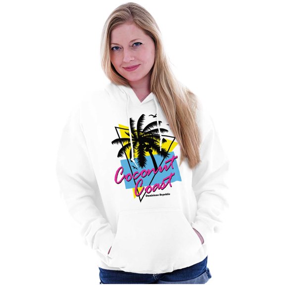 Dominican Republic the Coconut Coast Hoodie Sweatshirt Women Men Brisco Brands M