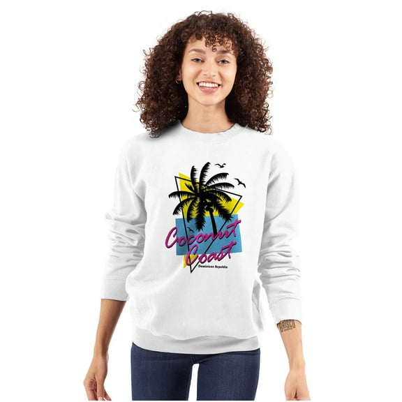 Dominican Republic the Coconut Coast Sweatshirt for Men or Women Brisco Brands S